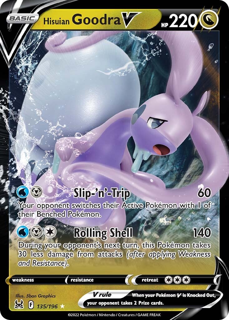 Hisuian Goodra V (135/196) [Sword & Shield: Lost Origin] - The Mythic Store | 24h Order Processing