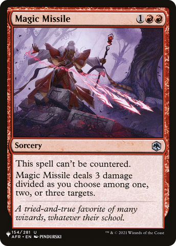 Magic Missile [The List] - The Mythic Store | 24h Order Processing