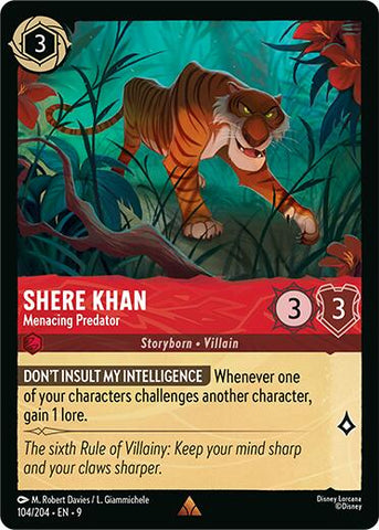 Shere Khan - Menacing Predator (104/204) [Fabled] - The Mythic Store | 24h Order Processing