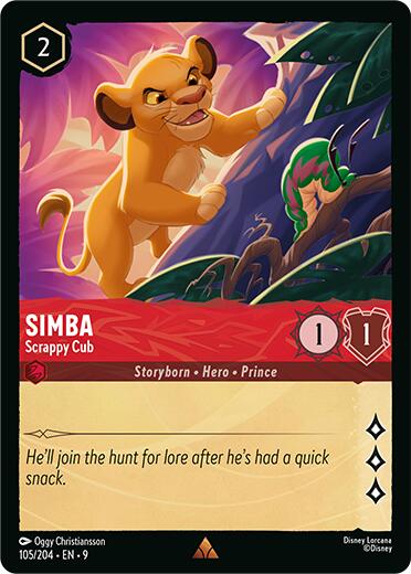 Simba - Scrappy Cub (105/204) [Fabled] - The Mythic Store | 24h Order Processing