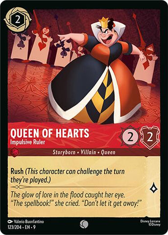 Queen of Hearts - Impulsive Ruler (123/204) [Fabled] - The Mythic Store | 24h Order Processing