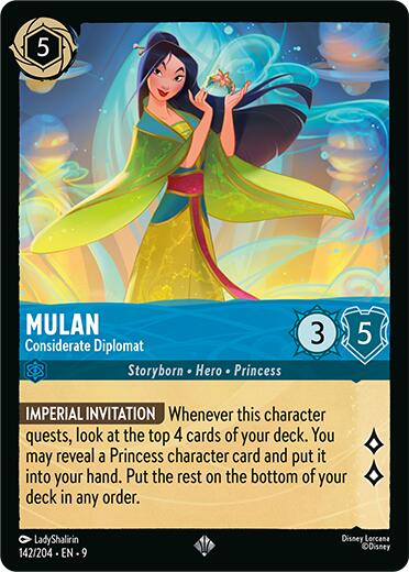 Mulan - Considerate Diplomat (142/204) [Fabled] - The Mythic Store | 24h Order Processing