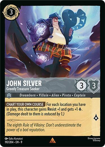 John Silver - Greedy Treasure Seeker (192/204) [Fabled] - The Mythic Store | 24h Order Processing