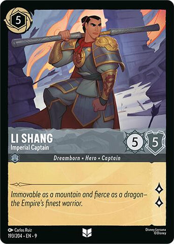 Li Shang - Imperial Captain (193/204) [Fabled] - The Mythic Store | 24h Order Processing