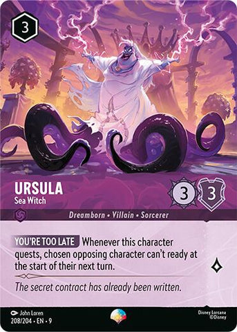 Ursula - Sea Witch (Epic) (208/204) [Fabled] - The Mythic Store | 24h Order Processing