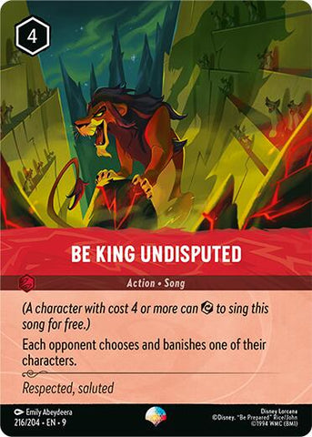 Be King Undisputed (Epic) (216/204) [Fabled] - The Mythic Store | 24h Order Processing
