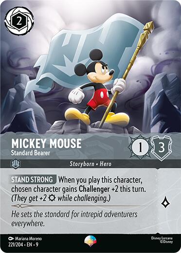 Mickey Mouse - Standard Bearer (Epic) (221/204) [Fabled] - The Mythic Store | 24h Order Processing