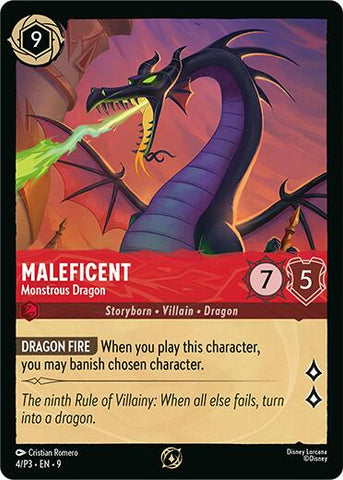 Maleficent - Monstrous Dragon (Store Championship Participant) (4/P3) [Promo Cards] - The Mythic Store | 24h Order Processing