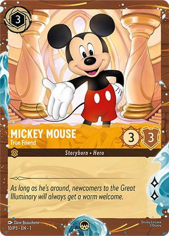 Mickey Mouse - True Friend (Disney Cruise Promo) (10/P3) [Promo Cards] - The Mythic Store | 24h Order Processing