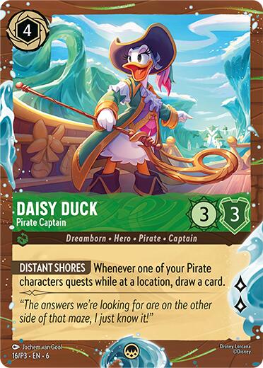 Daisy Duck - Pirate Captain (Disney Cruise Promo) (16/P3) [Promo Cards] - The Mythic Store | 24h Order Processing
