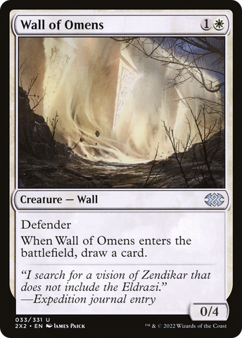Wall of Omens [Double Masters 2022] - The Mythic Store | 24h Order Processing