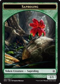Saproling // Treasure (007) Double-Sided Token [Explorers of Ixalan Tokens] - The Mythic Store | 24h Order Processing