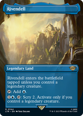 Rivendell (Borderless Alternate Art) [The Lord of the Rings: Tales of Middle-Earth] - The Mythic Store | 24h Order Processing