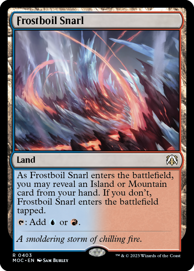 Frostboil Snarl [March of the Machine Commander] - The Mythic Store | 24h Order Processing