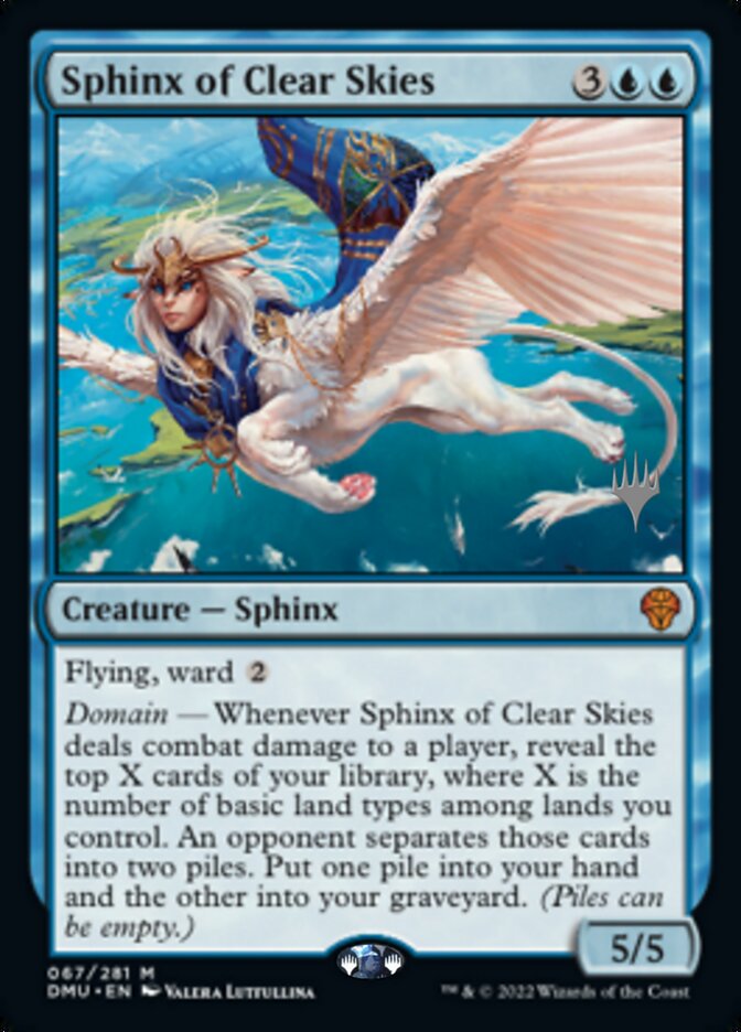Sphinx of Clear Skies (Promo Pack) [Dominaria United Promos] - The Mythic Store | 24h Order Processing