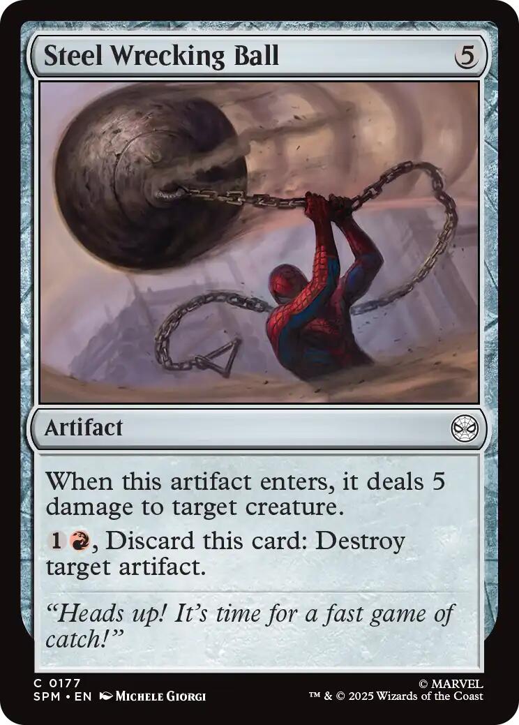 Steel Wrecking Ball [Marvel's Spider-Man] - The Mythic Store | 24h Order Processing