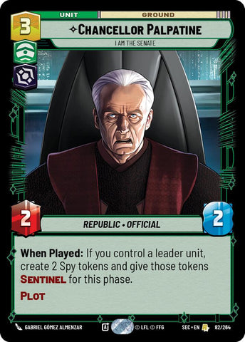 Chancellor Palpatine - I Am the Senate (82/264) (82/264) [Secrets of Power] - The Mythic Store | 24h Order Processing