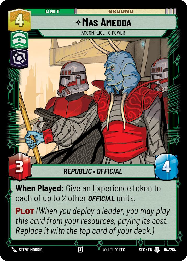 Mas Amedda - Accomplice to Power (84/264) (84/264) [Secrets of Power] - The Mythic Store | 24h Order Processing