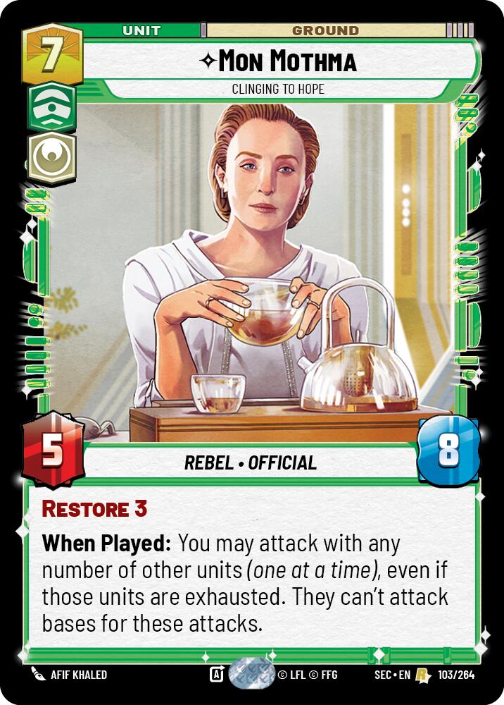 Mon Mothma - Clinging to Hope (103/264) (103/264) [Secrets of Power] - The Mythic Store | 24h Order Processing