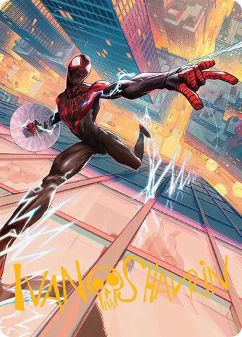 Ultimate Spider-Man Art Card (Gold-Stamped Signature) [Marvel's Spider-Man Art Series] - The Mythic Store | 24h Order Processing