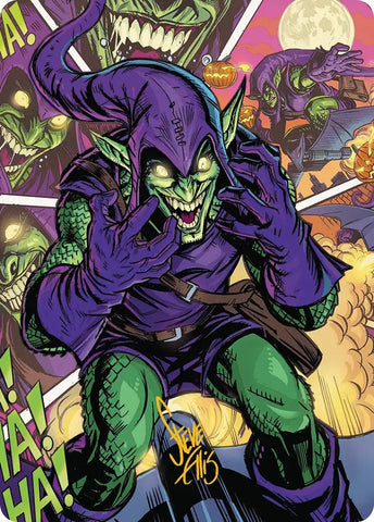 Green Goblin Art Card (49/54) (Gold-Stamped Signature) [Marvel's Spider-Man Art Series] - The Mythic Store | 24h Order Processing