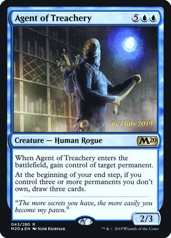 Agent of Treachery [Core Set 2020 Prerelease Promos] - The Mythic Store | 24h Order Processing