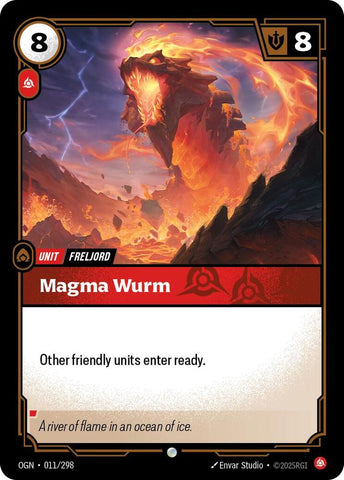 Magma Wurm (011/298) [Origins] - The Mythic Store | 24h Order Processing