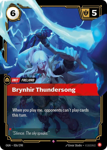 Brynhir Thundersong (026/298) [Origins] - The Mythic Store | 24h Order Processing