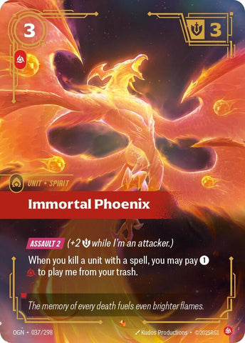 Immortal Phoenix (037/298) [Origins] - The Mythic Store | 24h Order Processing