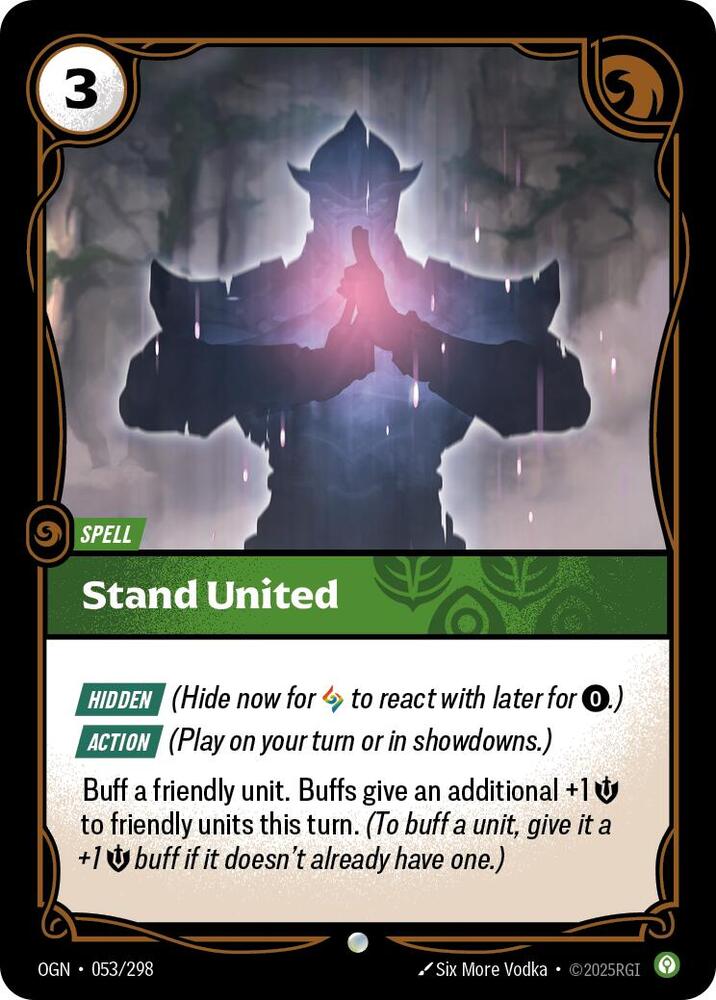 Stand United (053/298) [Origins] - The Mythic Store | 24h Order Processing