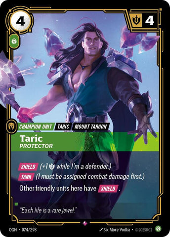 Taric - Protector (074/298) [Origins] - The Mythic Store | 24h Order Processing