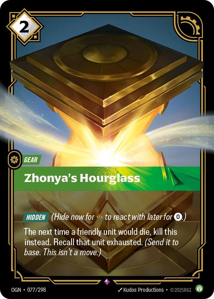 Zhonya's Hourglass (077/298) [Origins] - The Mythic Store | 24h Order Processing