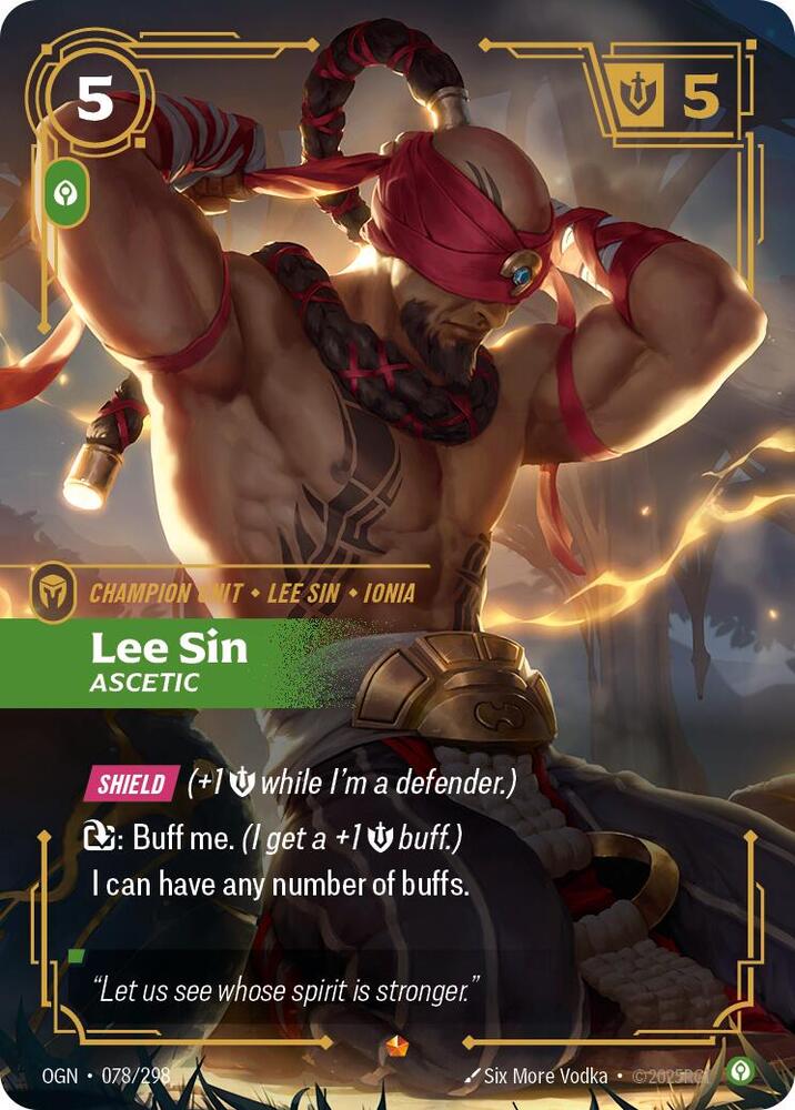 Lee Sin - Ascetic (078/298) [Origins] - The Mythic Store | 24h Order Processing