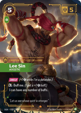 Lee Sin - Ascetic (078/298) [Origins] - The Mythic Store | 24h Order Processing