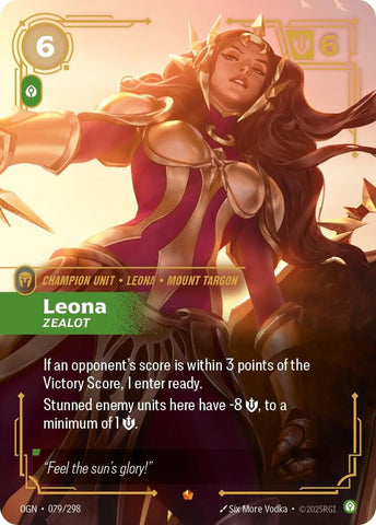 Leona - Zealot (079/298) [Origins] - The Mythic Store | 24h Order Processing