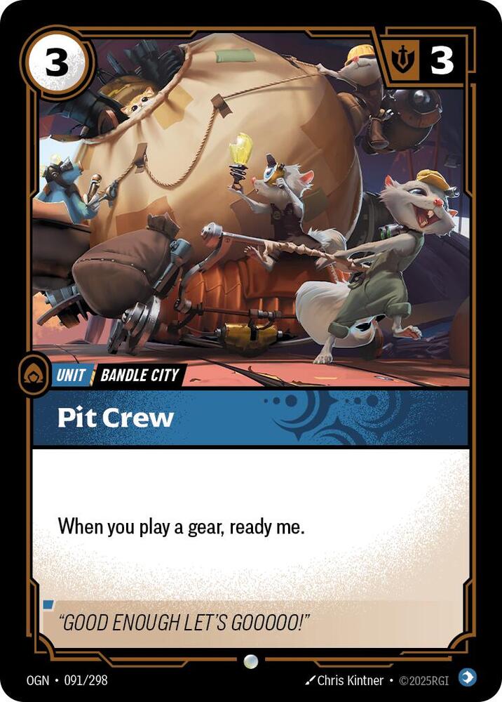 Pit Crew (091/298) [Origins] - The Mythic Store | 24h Order Processing