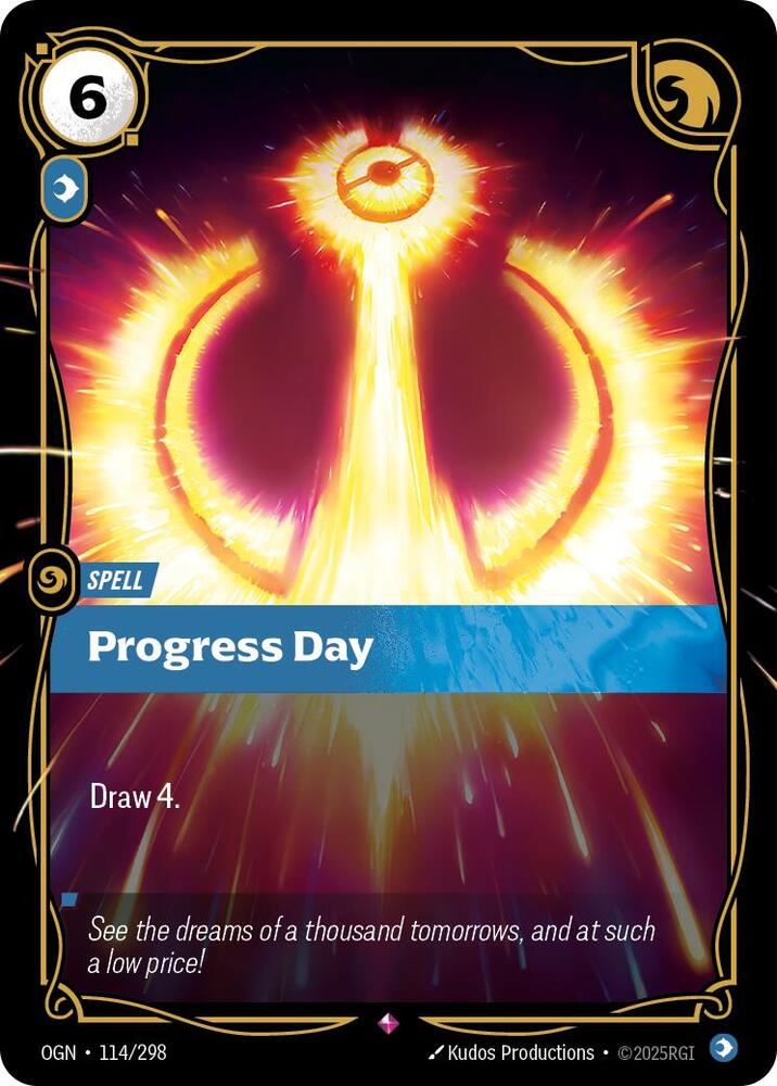 Progress Day (114/298) [Origins] - The Mythic Store | 24h Order Processing