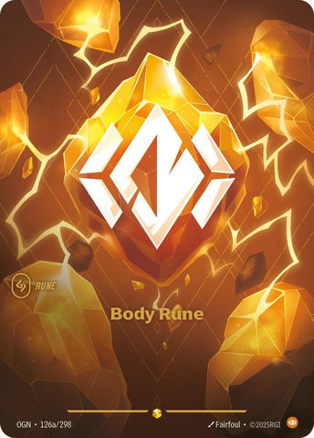 Body Rune (Alternate Art) (126a/298) [Origins] - The Mythic Store | 24h Order Processing