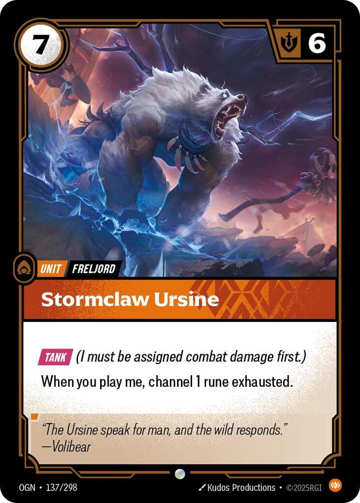 Stormclaw Ursine (137/298) [Origins] - The Mythic Store | 24h Order Processing