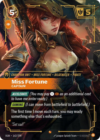 Miss Fortune - Captain (162/298) [Origins] - The Mythic Store | 24h Order Processing