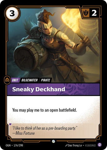 Sneaky Deckhand (176/298) [Origins] - The Mythic Store | 24h Order Processing