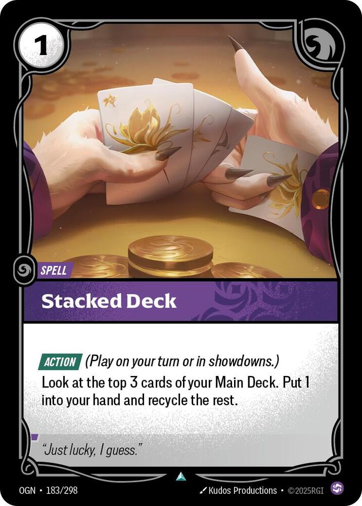 Stacked Deck (183/298) [Origins] - The Mythic Store | 24h Order Processing