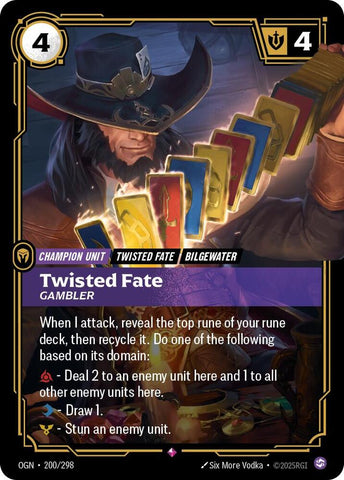 Twisted Fate - Gambler (200/298) [Origins] - The Mythic Store | 24h Order Processing