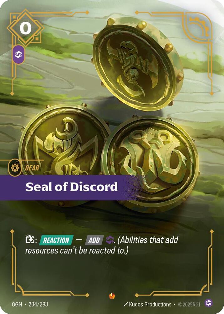 Seal of Discord (204/298) [Origins] - The Mythic Store | 24h Order Processing