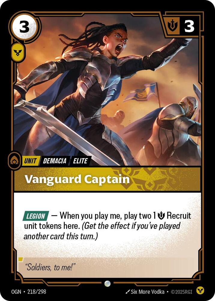 Vanguard Captain (218/298) [Origins] - The Mythic Store | 24h Order Processing