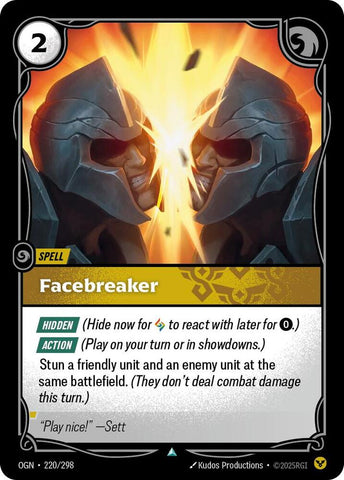 Facebreaker (220/298) [Origins] - The Mythic Store | 24h Order Processing