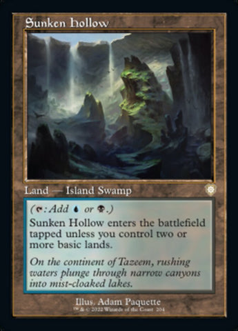 Sunken Hollow (Retro) [The Brothers' War Commander] - The Mythic Store | 24h Order Processing