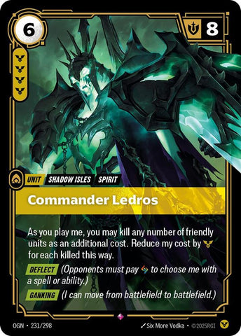 Commander Ledros (231/298) [Origins] - The Mythic Store | 24h Order Processing