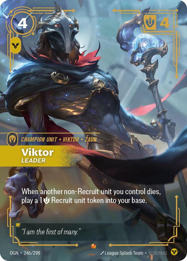 Viktor - Leader (246/298) [Origins] - The Mythic Store | 24h Order Processing