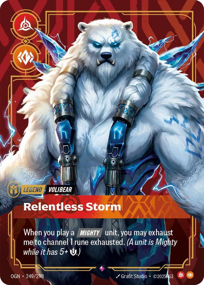 Volibear - Relentless Storm (249/298) [Origins] - The Mythic Store | 24h Order Processing